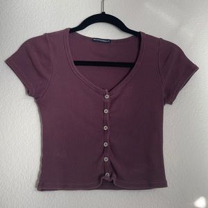 Brandy Melville Button Up Short Sleeve